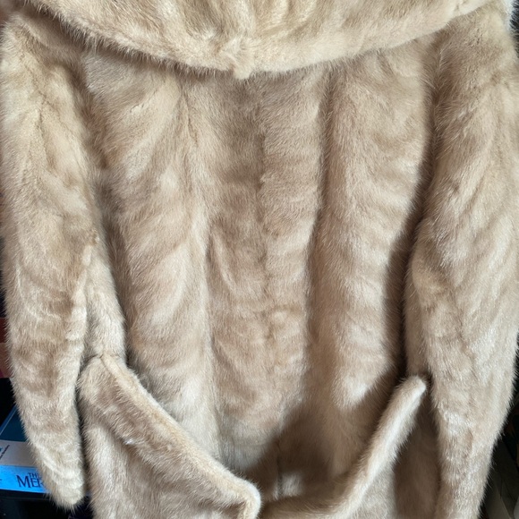 Vintage Mink Fur Pea Coat - Picture 3 of 3